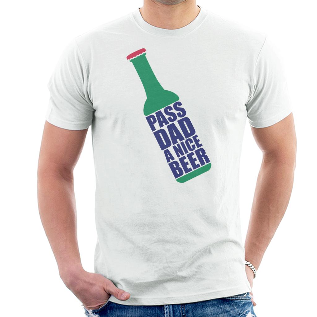 Pass Dad A Nice Beer Fathers Day Men's T-Shirt product image 1