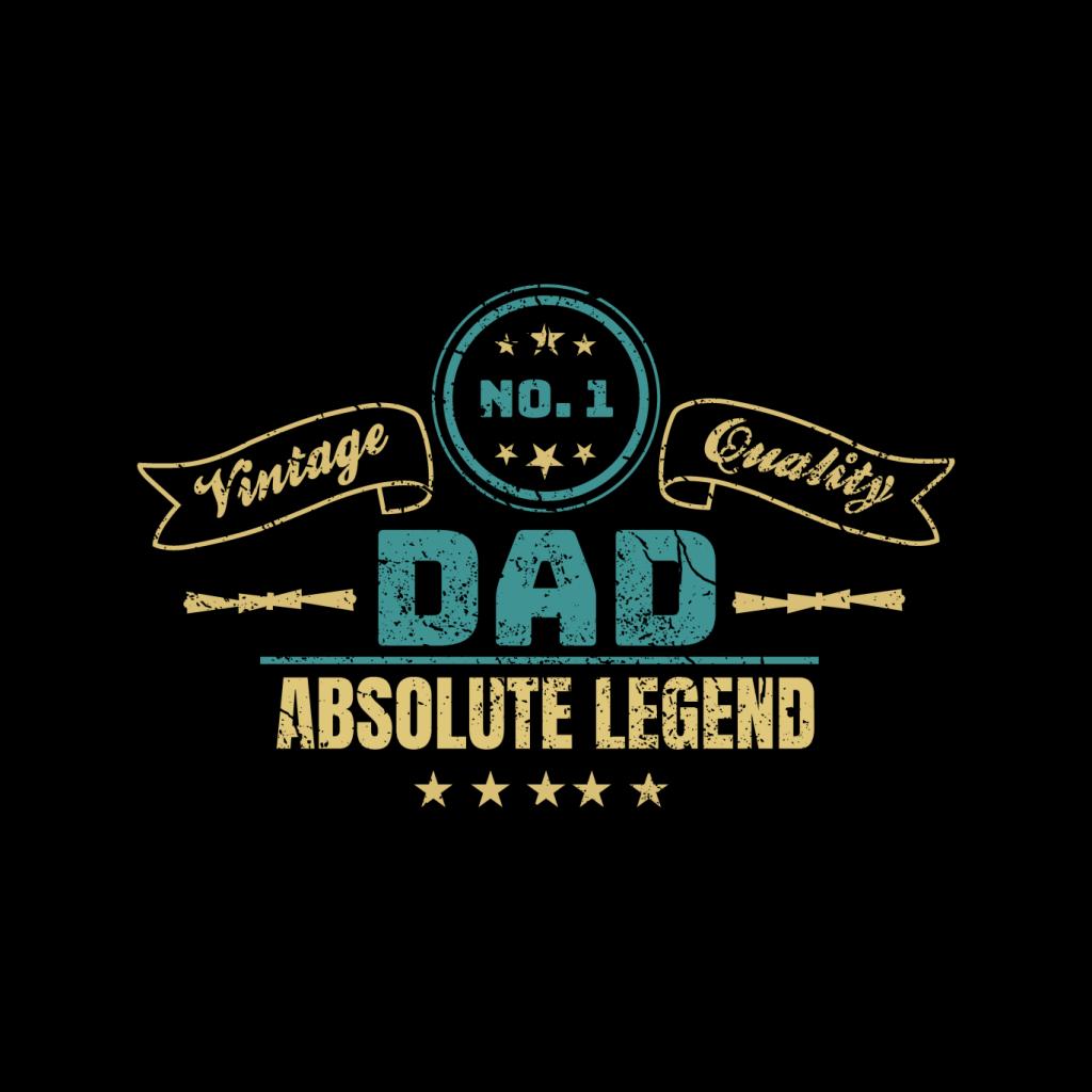 Dad Absolute Legend Fathers Day Men's T-Shirt product image 2
