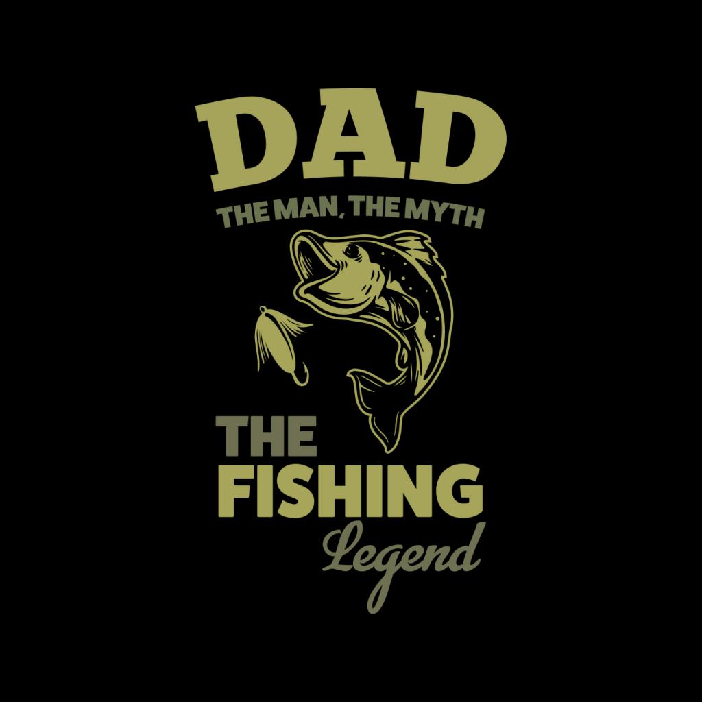 The Fishing Legend Dad Fathers Day Men's T-Shirt product image 2