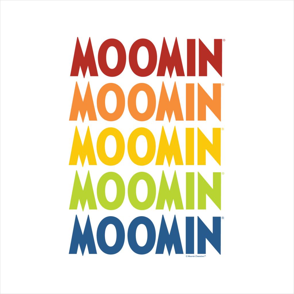 Moomin Rainbow Text Cascade Men's T-Shirt product image 2