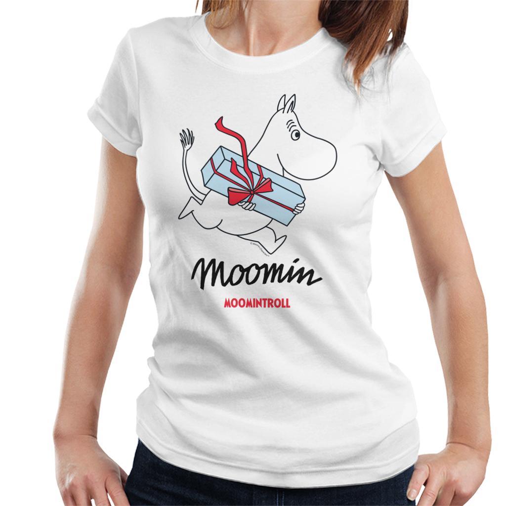 Moomin Moomintroll Carrying Present Women's T-Shirt product image 1