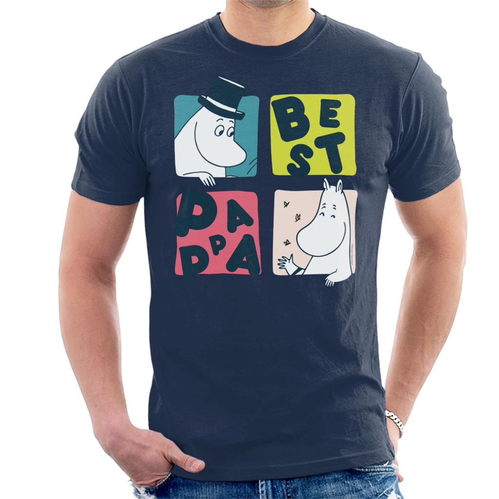 Moomin Moominpappa Best Pappa Squares Dark Text Men's product image 1