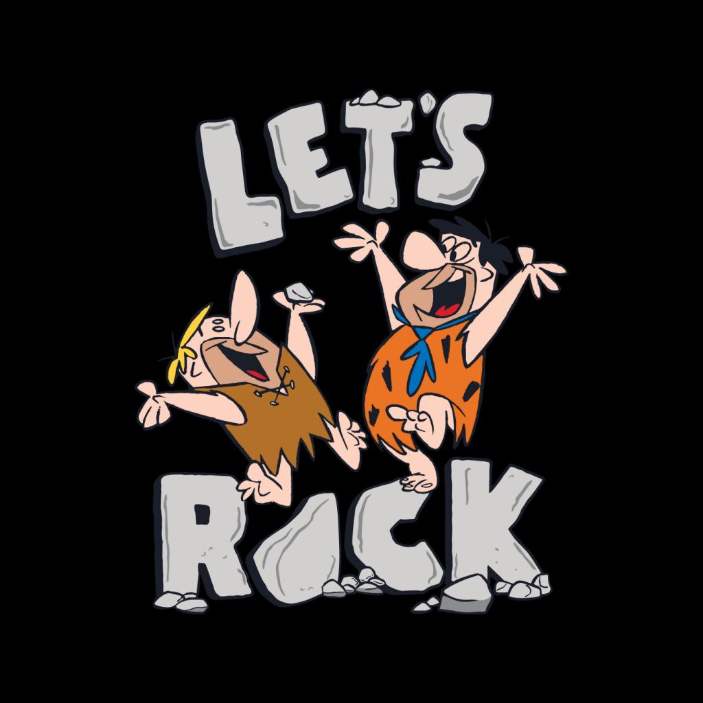 The Flintstones Fred & Barney Lets Rock Men's T-Shirt product image 2