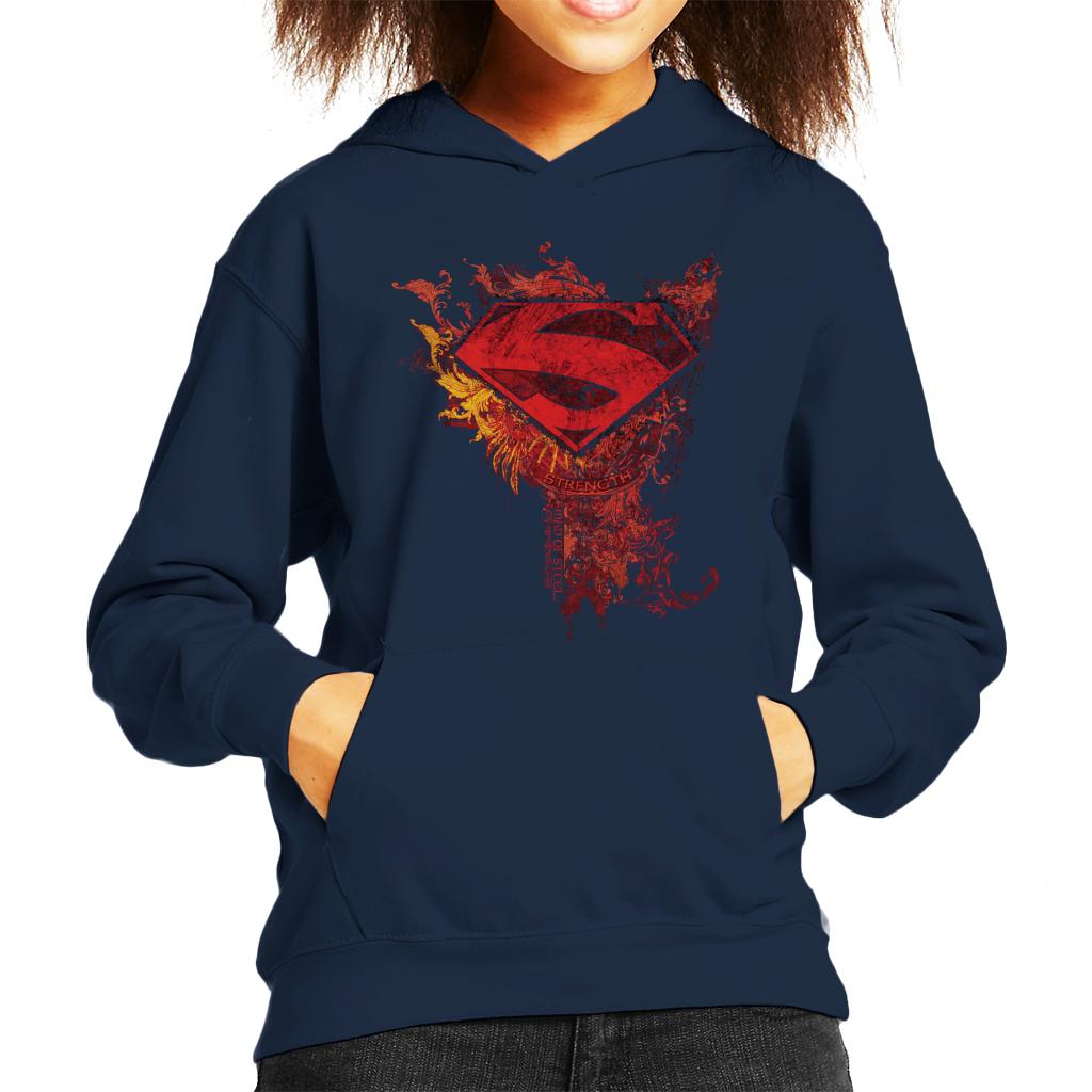 Superman Red Floral Crest Strength Man Of Steel Kid's product image 4