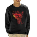 Superman Red Floral Crest Strength Man Of Steel Kid's product image 1