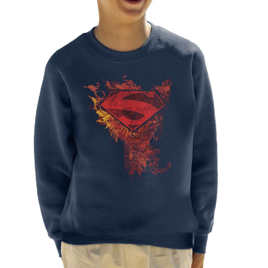 Superman Red Floral Crest Strength Man Of Steel Kid's product image 4