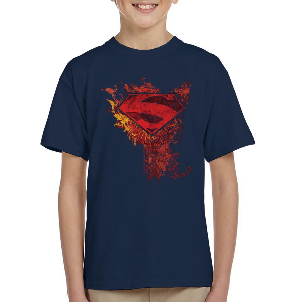 Superman Red Floral Crest Strength Man Of Steel Kid's product image 4