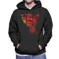 Superman Red Floral Crest Strength Man Of Steel Men's product image 1