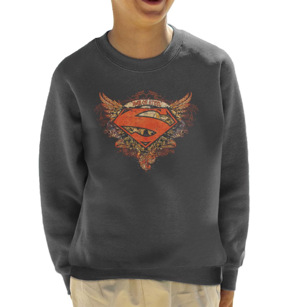 Superman Wings Tattoo Man Of Steel Kid's Sweatshirt product image 4