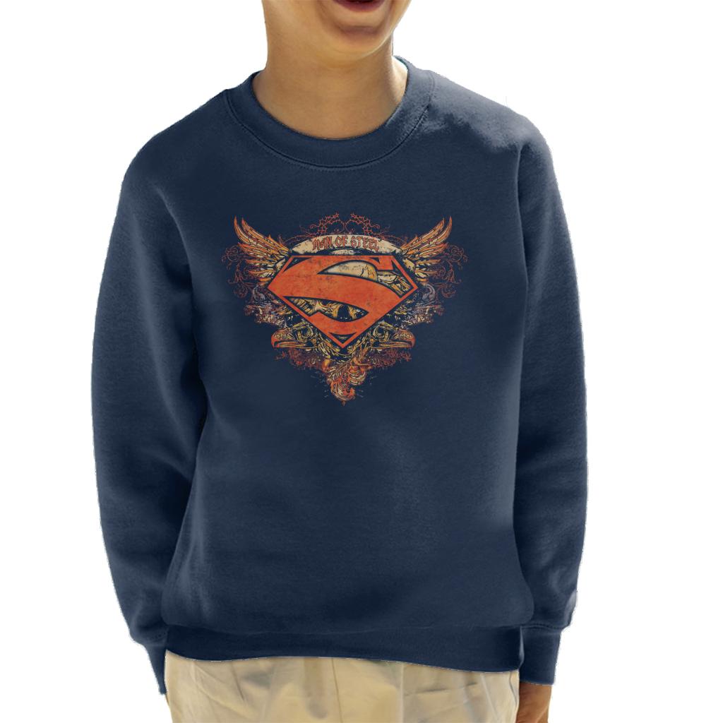 Superman Wings Tattoo Man Of Steel Kid's Sweatshirt product image 6