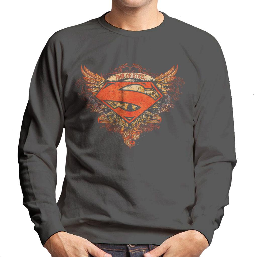Superman Wings Tattoo Man Of Steel Men's Sweatshirt product image 4