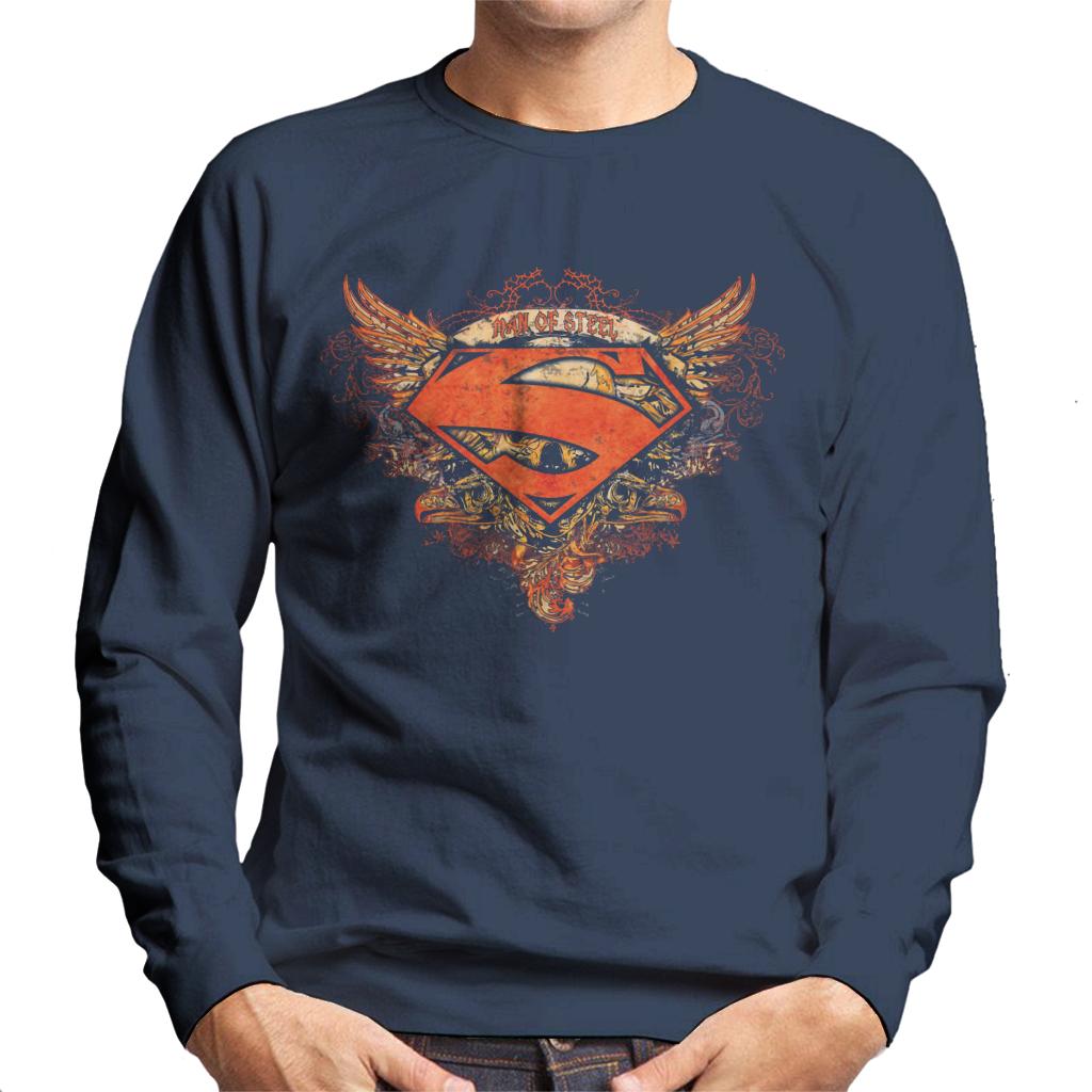 Superman Wings Tattoo Man Of Steel Men's Sweatshirt product image 6