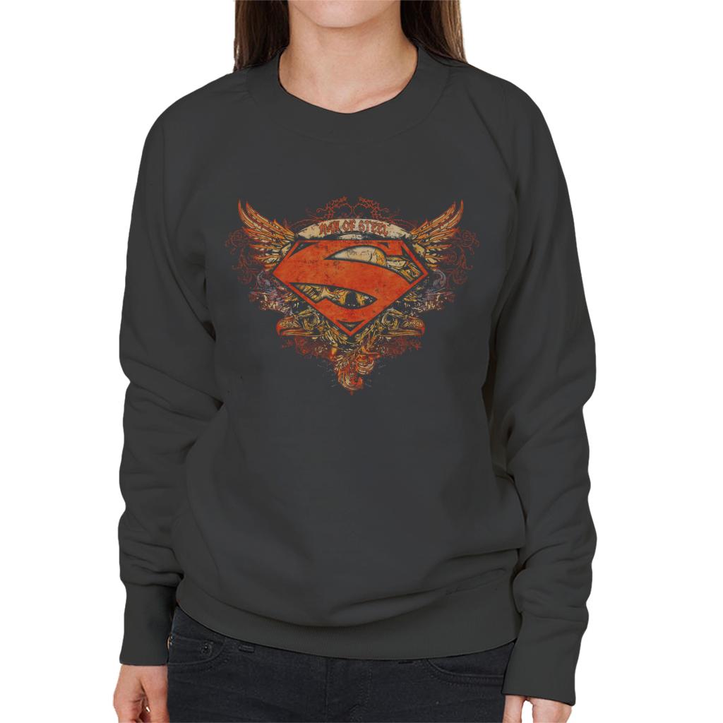 Superman Wings Tattoo Man Of Steel Women's Sweatshirt product image 4