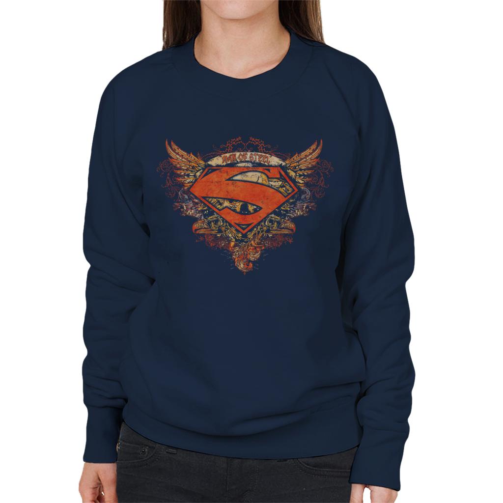 Superman Wings Tattoo Man Of Steel Women's Sweatshirt product image 6