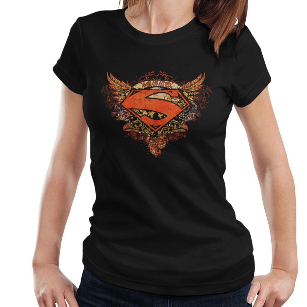 Superman Wings Tattoo Man Of Steel Women's T-Shirt product image 1