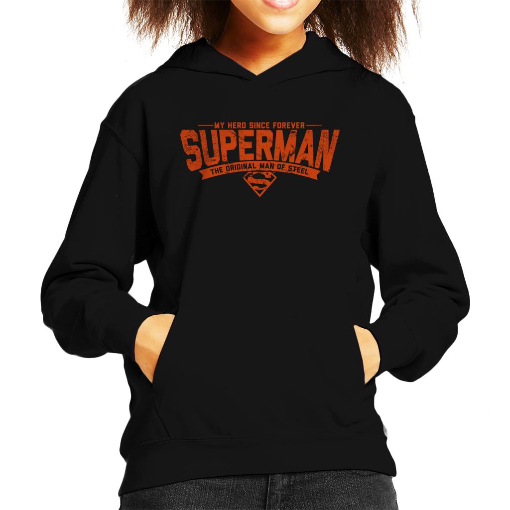 Superman My Hero Since Forever Kid's Hooded Sweatshirt product image 1