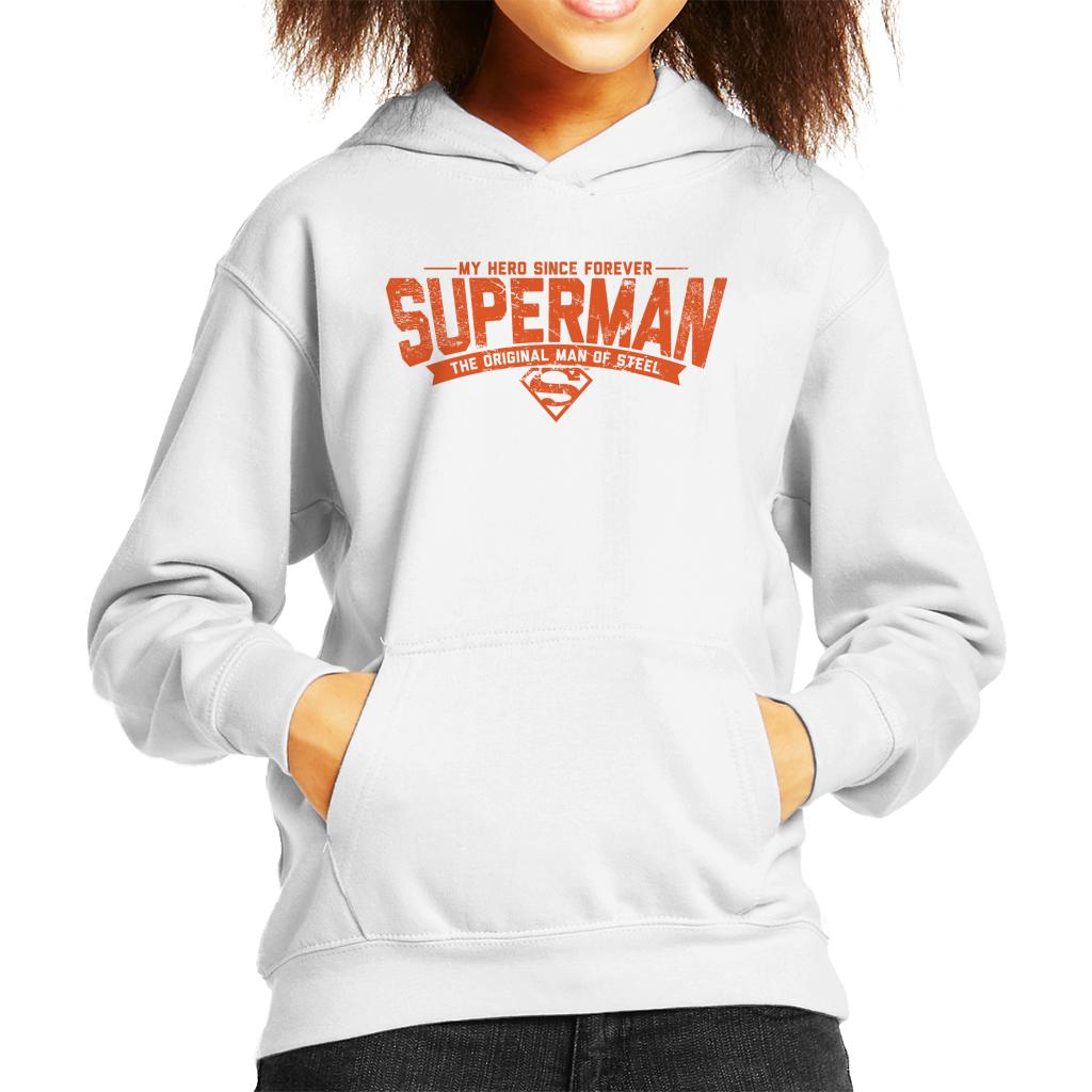 Superman My Hero Since Forever Kid's Hooded Sweatshirt product image 6