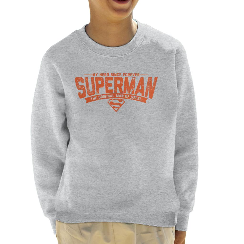 Superman My Hero Since Forever Kid's Sweatshirt product image 4