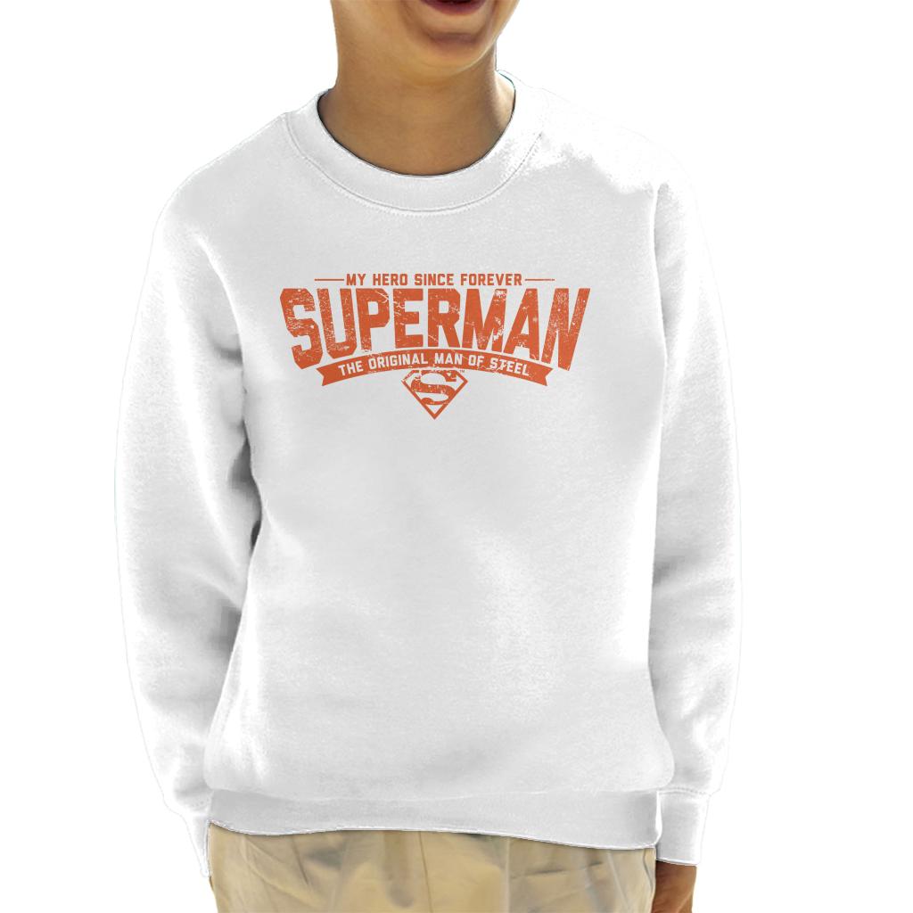 Superman My Hero Since Forever Kid's Sweatshirt product image 6
