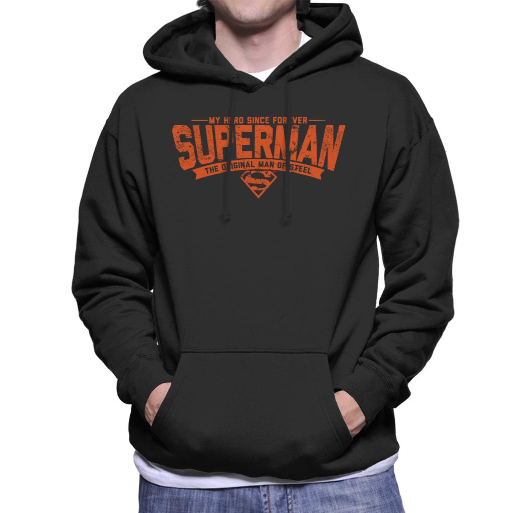 Superman My Hero Since Forever Men's Hooded Sweatshirt product image 1