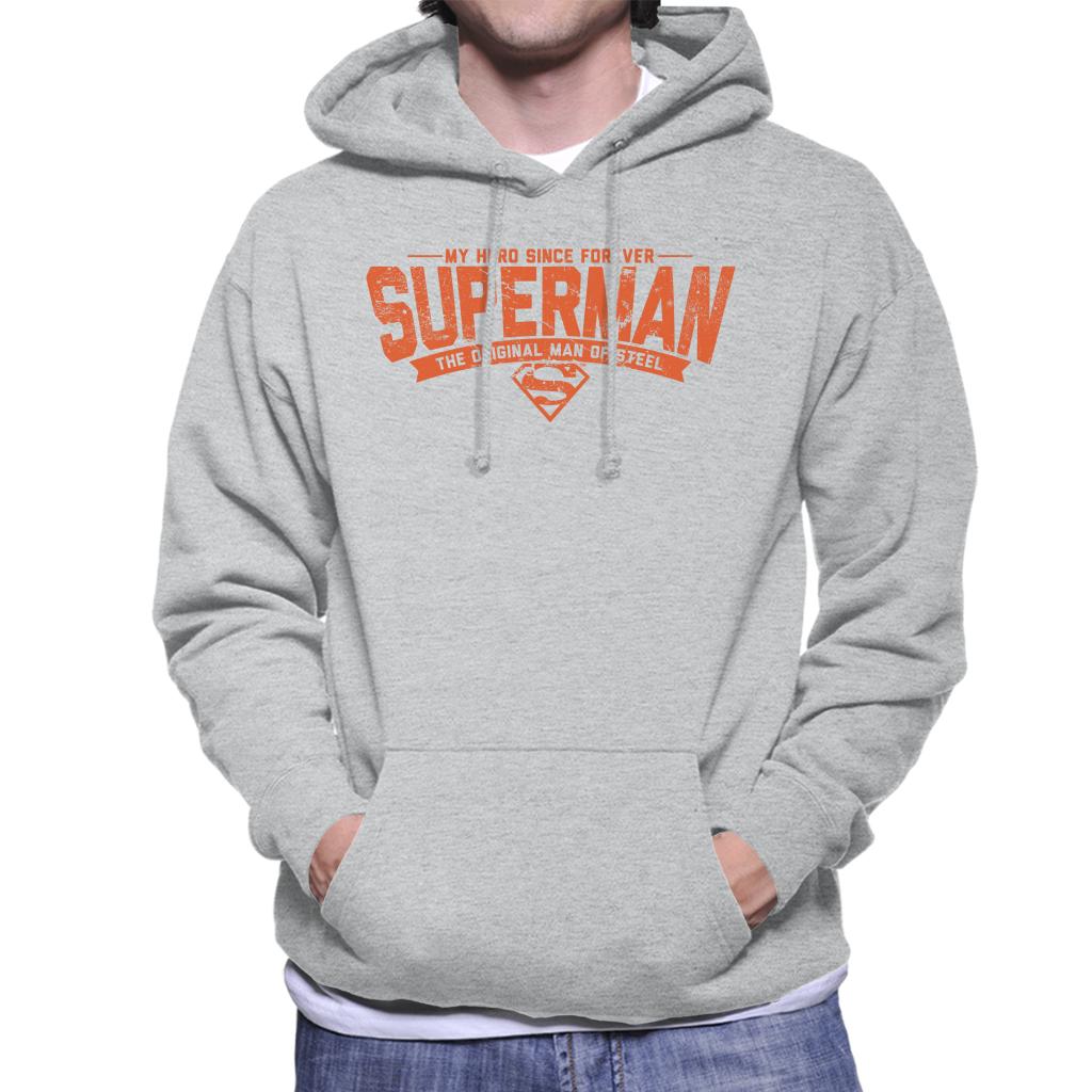 Superman My Hero Since Forever Men's Hooded Sweatshirt product image 4