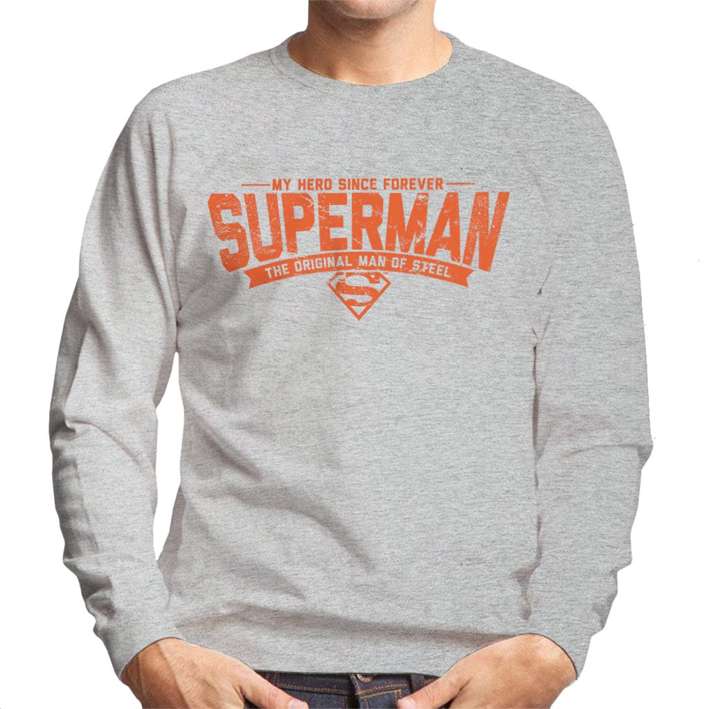 Superman My Hero Since Forever Men's Sweatshirt product image 4