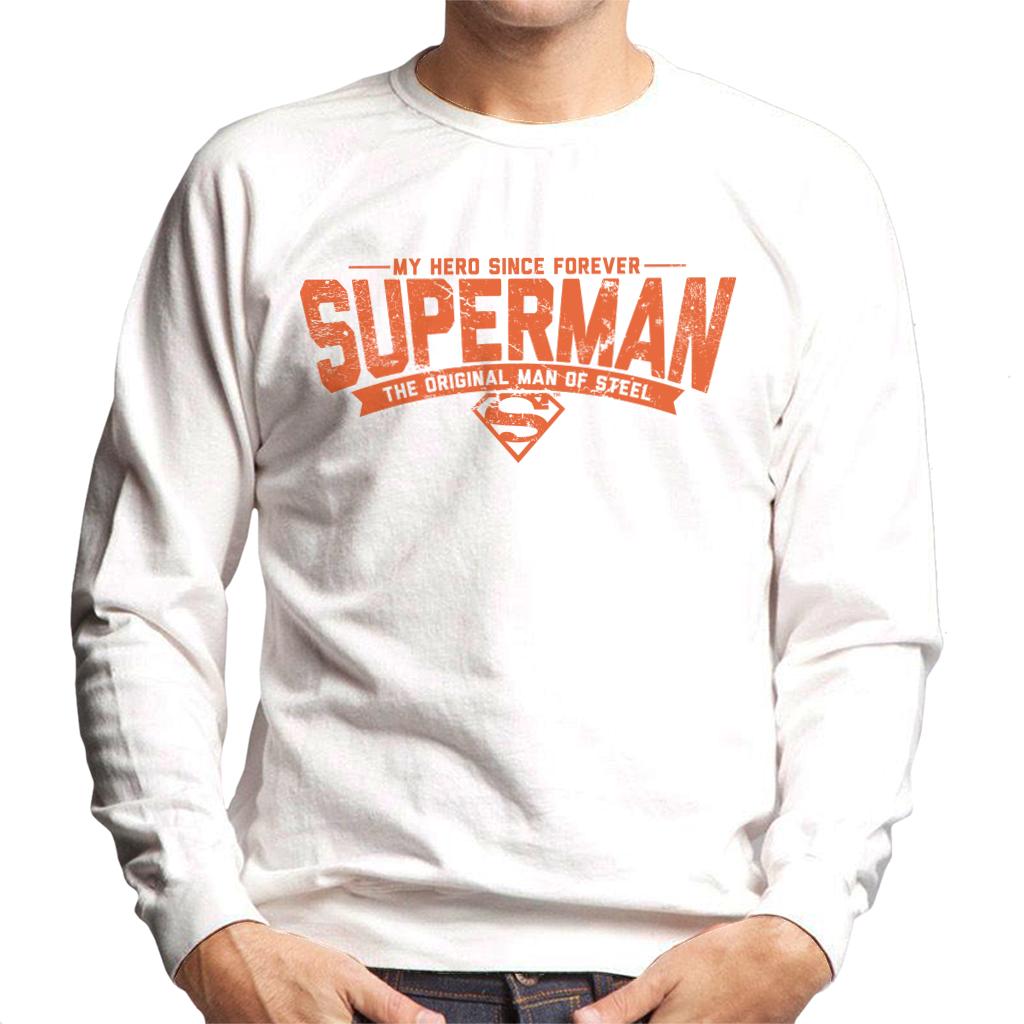 Superman My Hero Since Forever Men's Sweatshirt product image 6