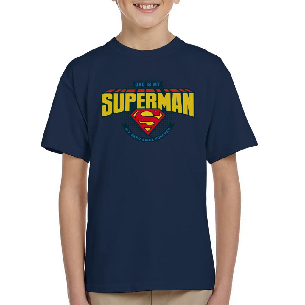 Superman Fathers Day Dad Is My Hero Since Forever Kid's product image 1