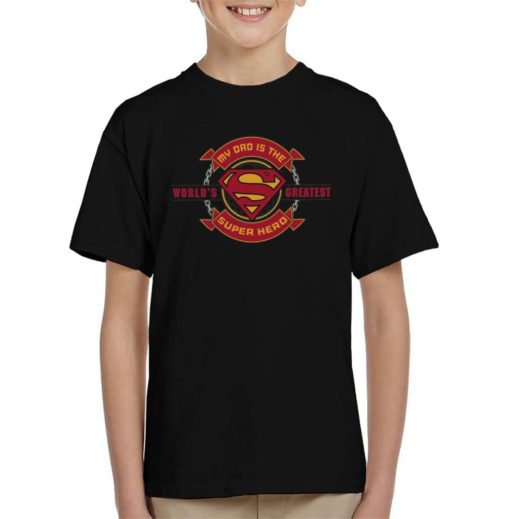 Superman My Dad Is The Super Hero Fathers Day Kid's T-Shirt product image 1