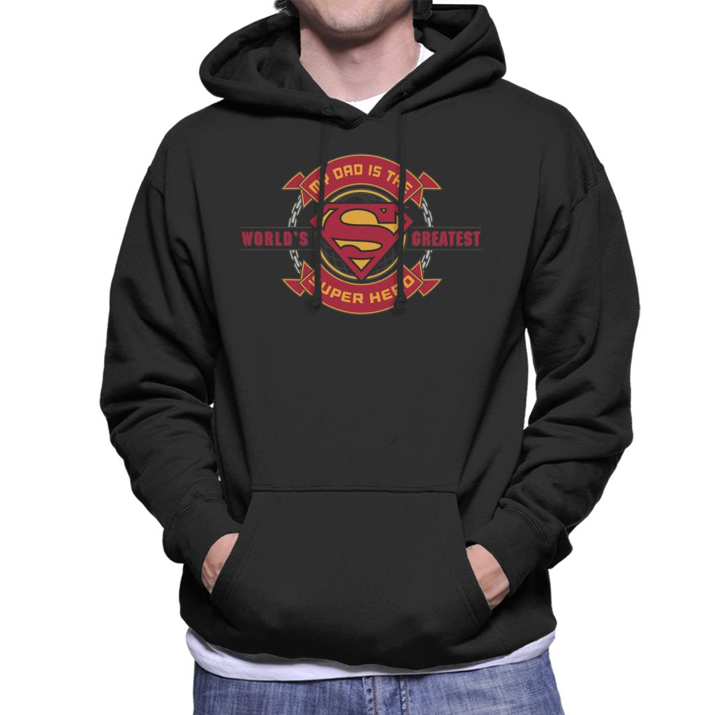 Superman My Dad Is The Super Hero Fathers Day Men's Hooded product image 1