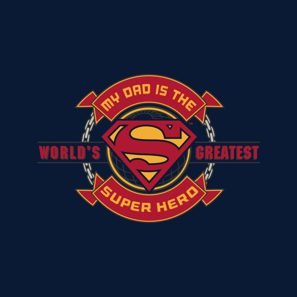 Superman My Dad Is The Super Hero Fathers Day Men's T-Shirt product image 2