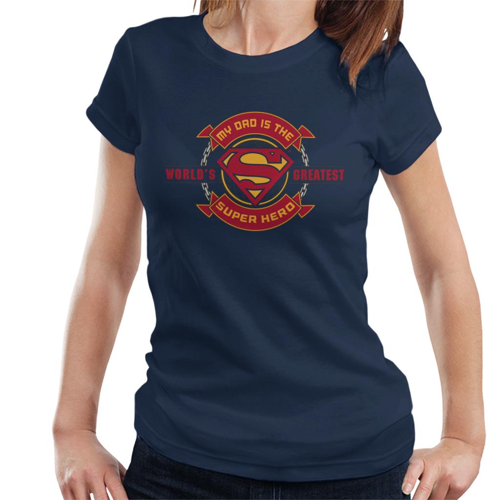 Superman My Dad Is The Super Hero Fathers Day Women's product image 6