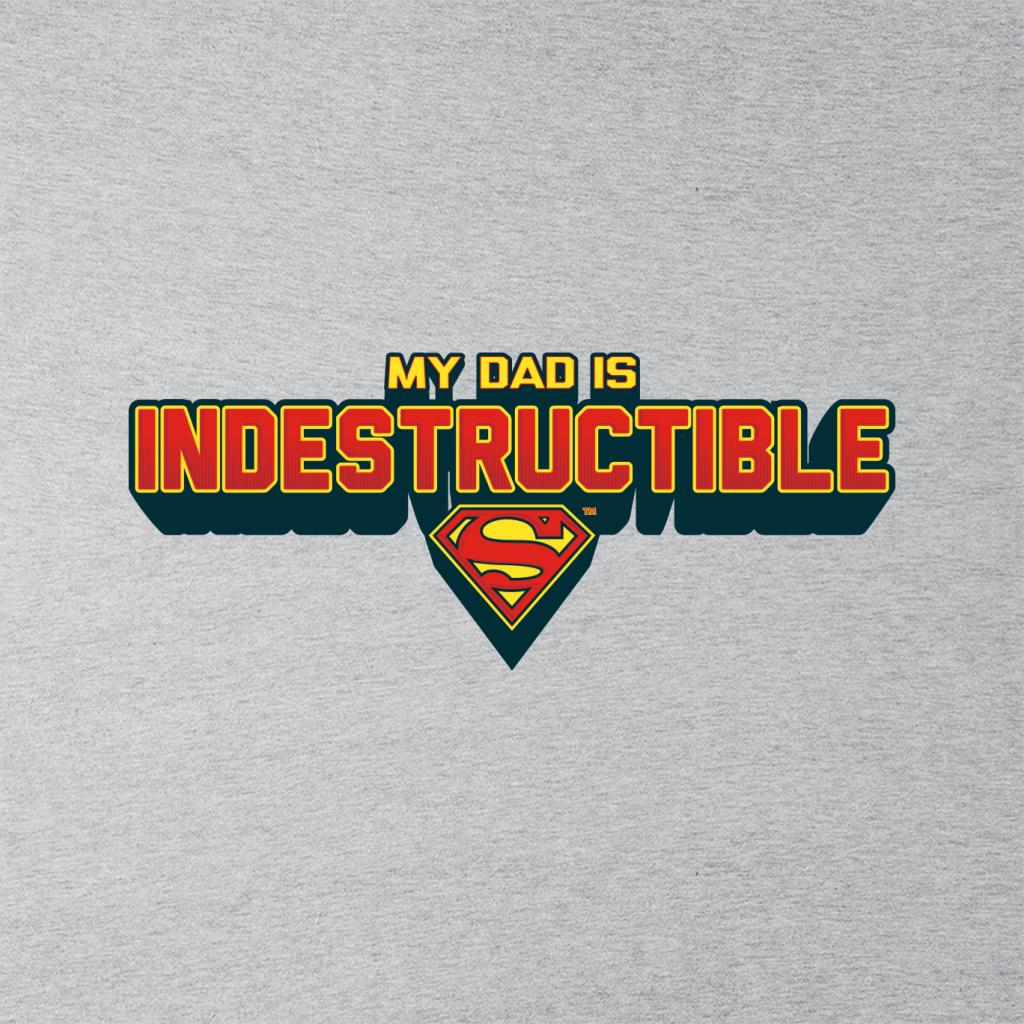 Superman My Dad Is Indestructible Fathers Day Kid's Hooded product image 2