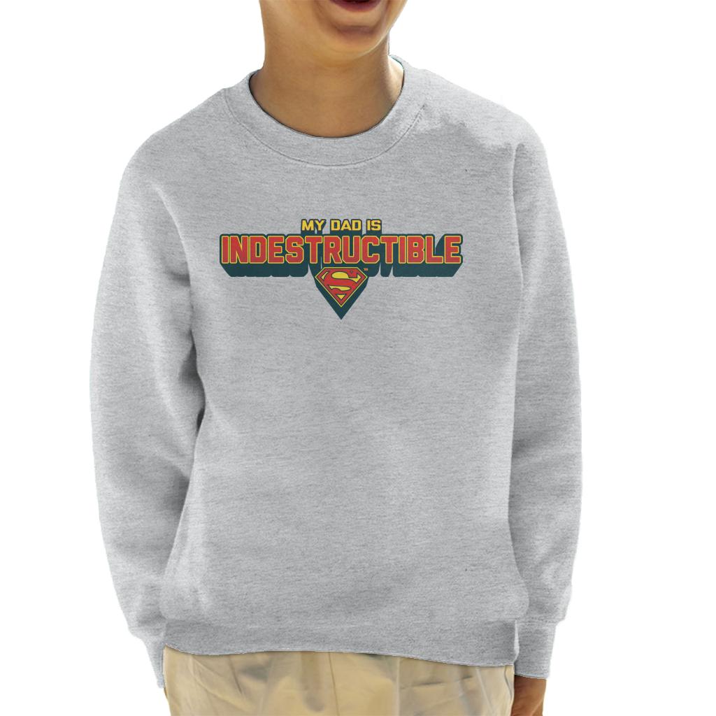 Superman My Dad Is Indestructible Fathers Day Kid's product image 1