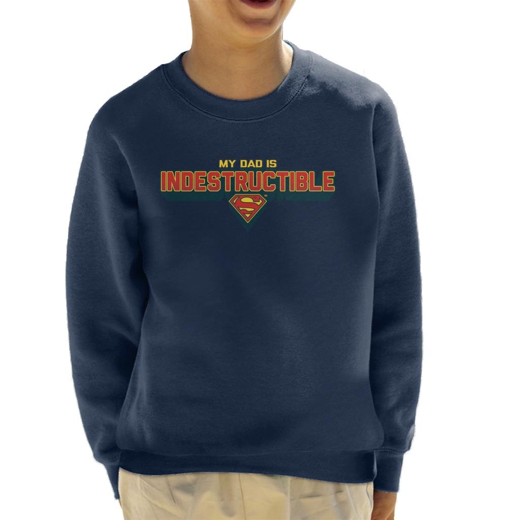 Superman My Dad Is Indestructible Fathers Day Kid's product image 4