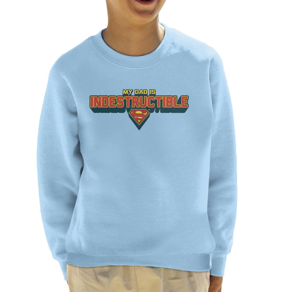 Superman My Dad Is Indestructible Fathers Day Kid's product image 6