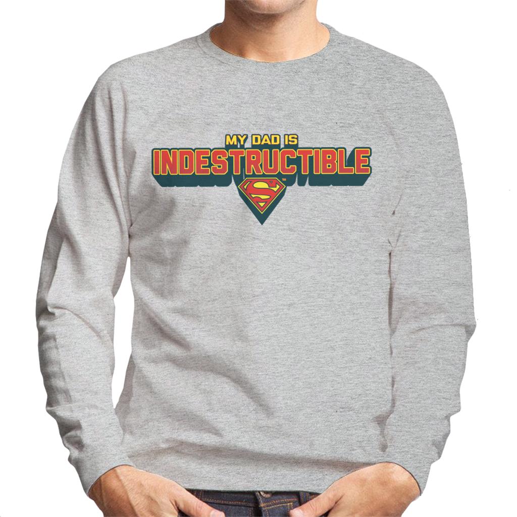 Superman My Dad Is Indestructible Fathers Day Men's product image 1