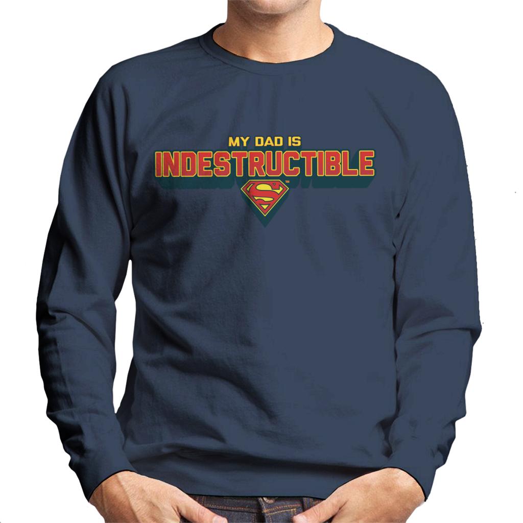 Superman My Dad Is Indestructible Fathers Day Men's product image 4