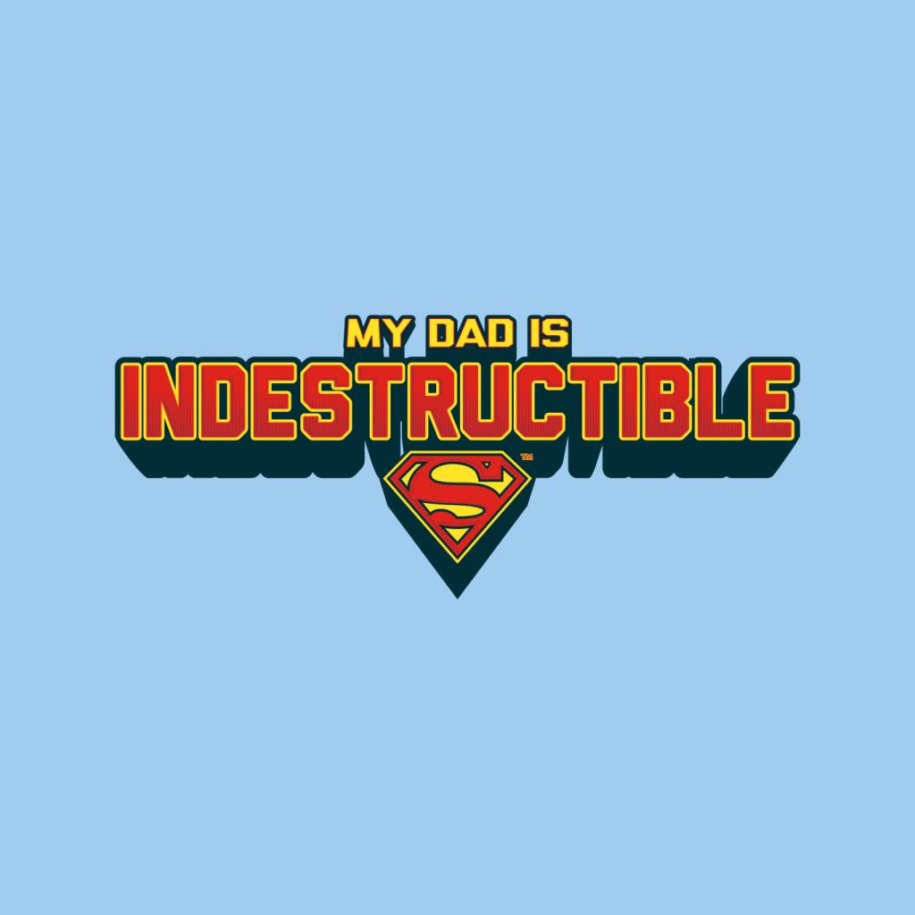 Superman My Dad Is Indestructible Fathers Day Kid's T-Shirt product image 7