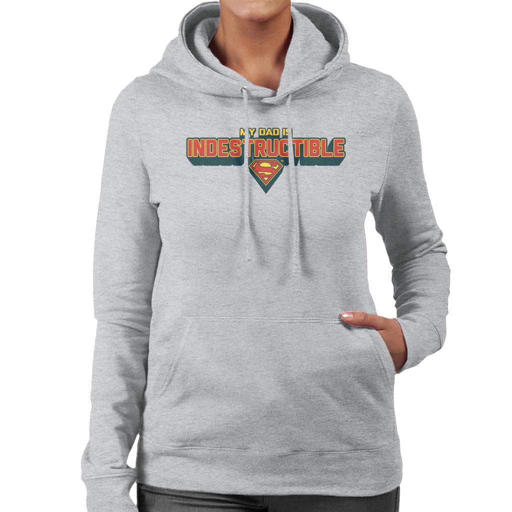 Superman My Dad Is Indestructible Fathers Day Women's product image 1
