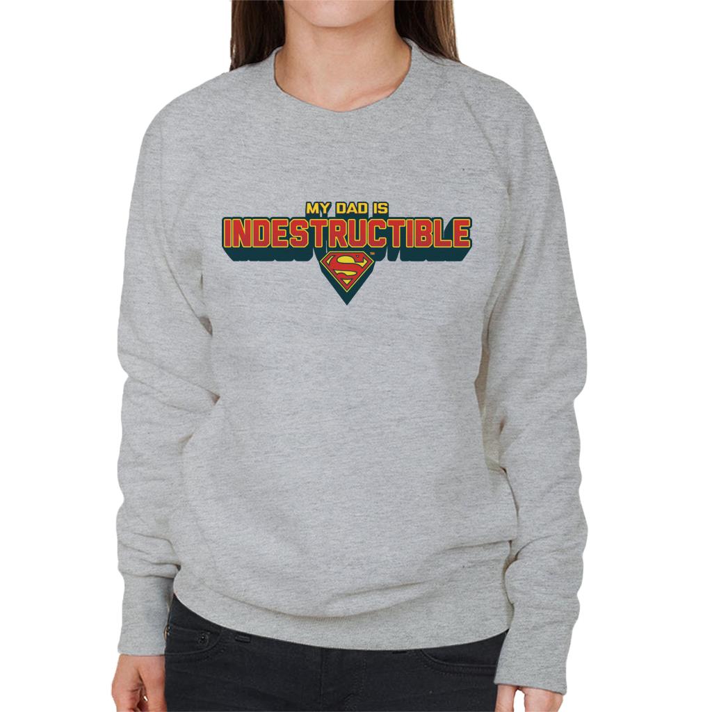 Superman My Dad Is Indestructible Fathers Day Women's product image 1
