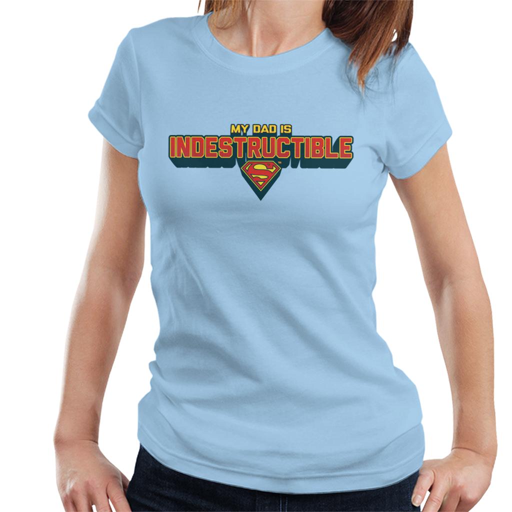 Superman My Dad Is Indestructible Fathers Day Women's product image 6
