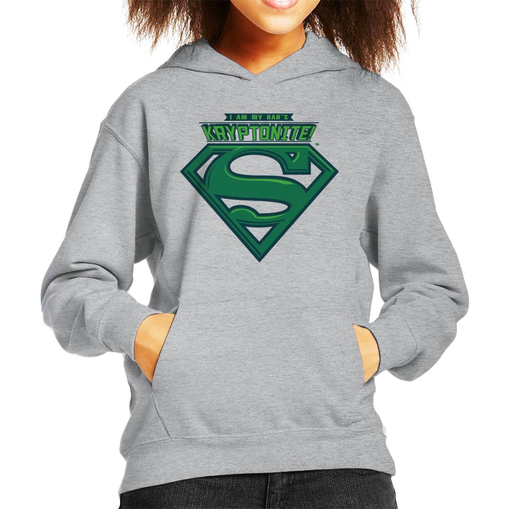Superman I Am My Dads Kryptonite Fathers Day Kid's Hooded product image 4