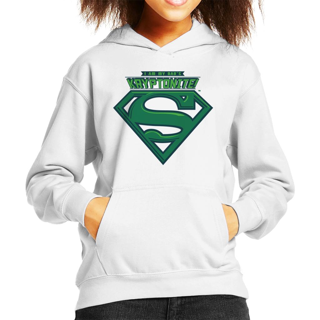 Superman I Am My Dads Kryptonite Fathers Day Kid's Hooded product image 6