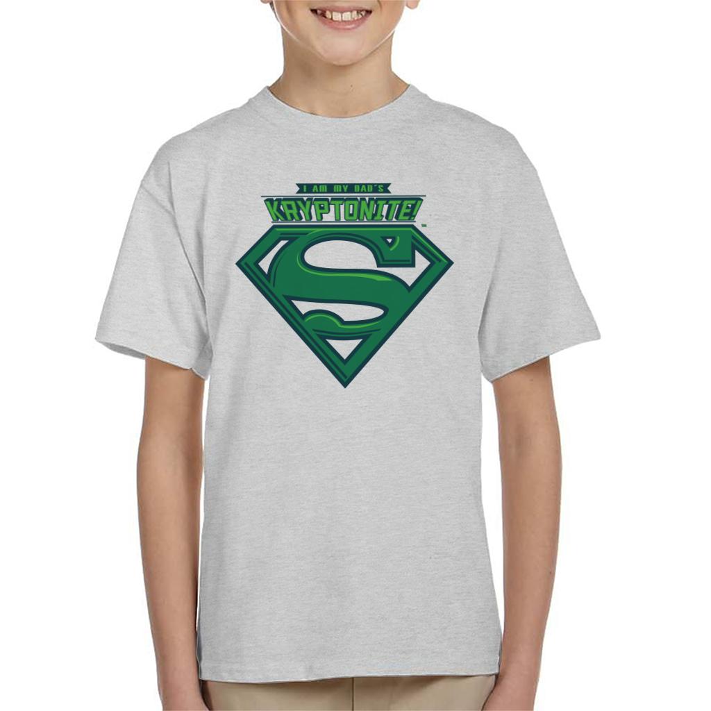Superman I Am My Dads Kryptonite Fathers Day Kid's T-Shirt product image 4