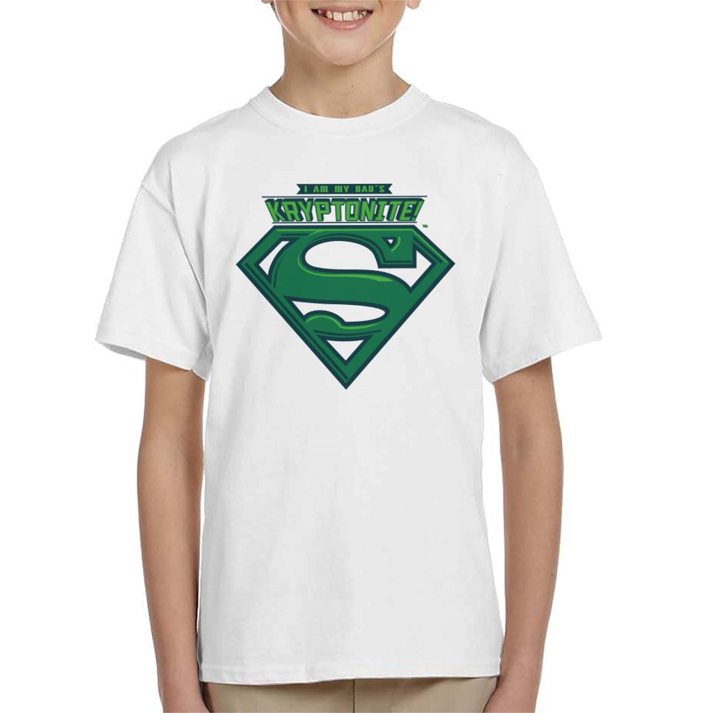 Superman I Am My Dads Kryptonite Fathers Day Kid's T-Shirt product image 6