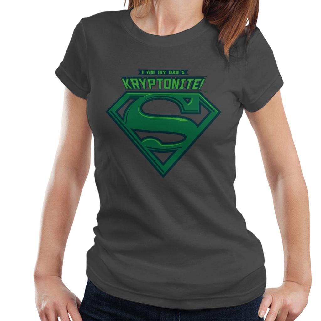 Superman I Am My Dads Kryptonite Fathers Day Women's T-Shirt product image 1
