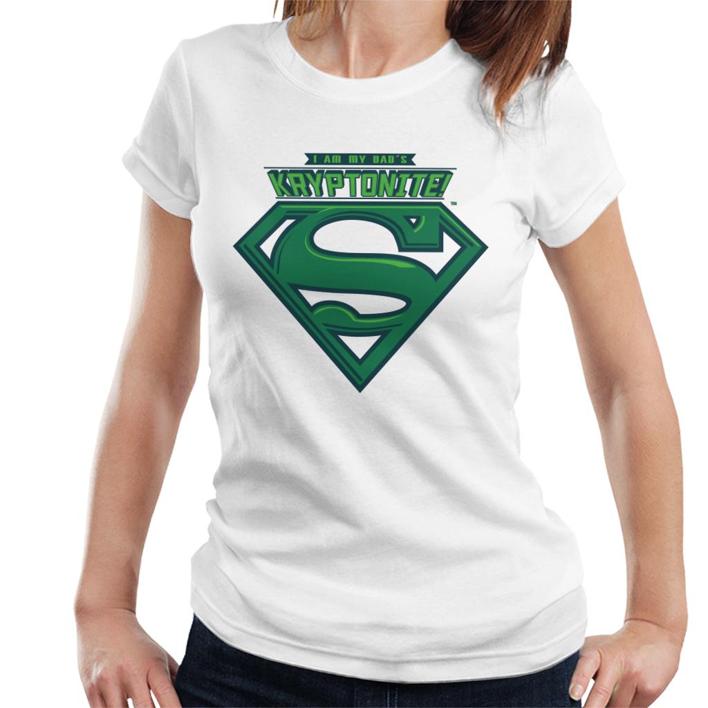 Superman I Am My Dads Kryptonite Fathers Day Women's T-Shirt product image 6