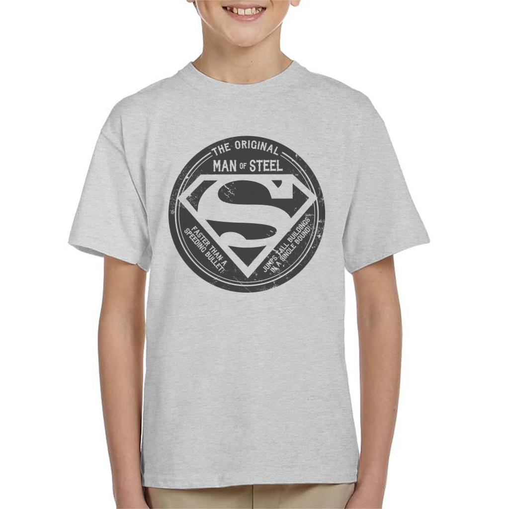 Superman The Original Man Of Steel Retro Kid's T-Shirt product image 1