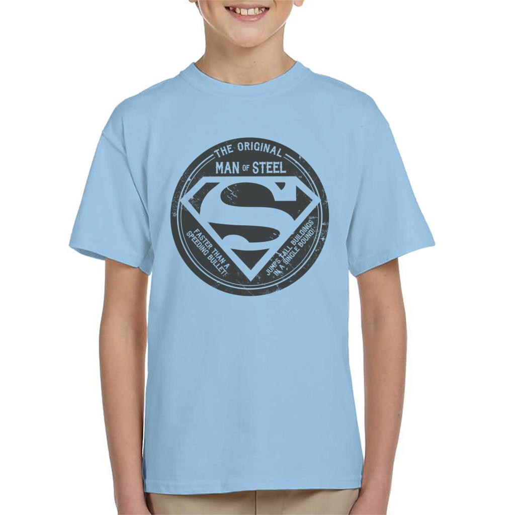 Superman The Original Man Of Steel Retro Kid's T-Shirt product image 6